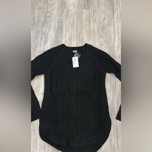 Brand new Bootlegger Black Cable Knit Sweater